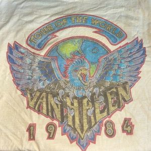 Yellow Van Halen T-Shirt L/XL